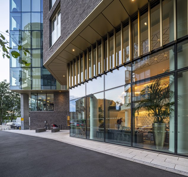 Entrance In Salford Flat Manchester
